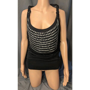 Cecilia De Bucourt Woman's Medium Black Blouse NWT